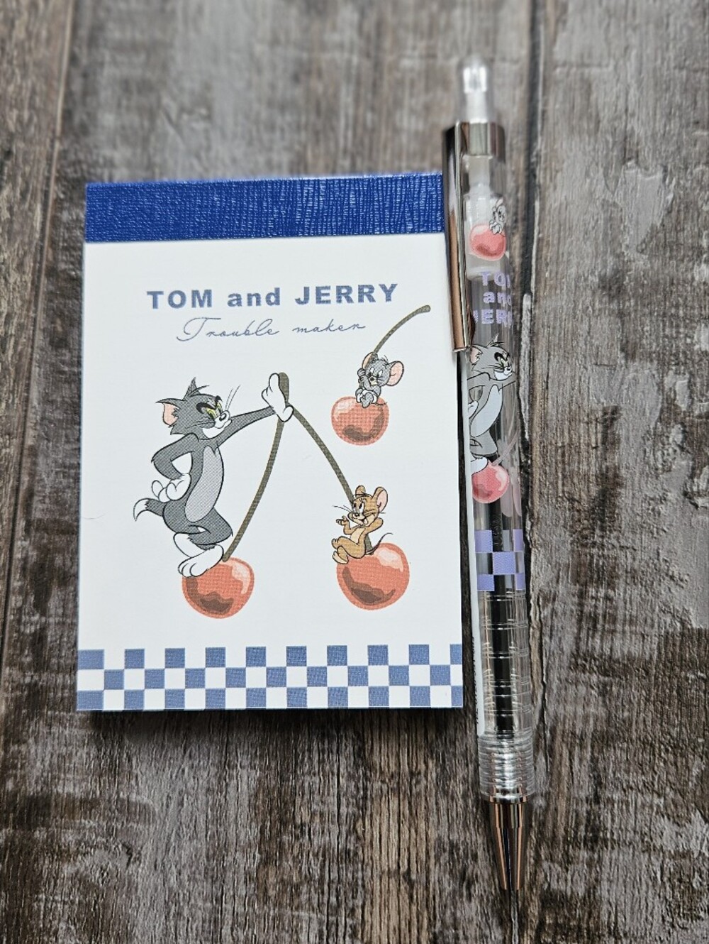 Tom And Jerry Memo Pad And Pen